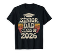 Senior Dad Class 2026 Graduate T-Shirt - Aesthetic Graphic Unisex - T-Shirt, Sweatshirt, Hoodie