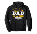 Proud Dad Phd Graduate Graduation Grad Hoodie - Custom Art Print Men Women - T-Shirt, Sweatshirt, Hoodie
