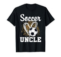 Soccer Uncle Leopard Heart Matching T-Shirt - Streetwear Style Unisex - T-Shirt, Sweatshirt, Hoodie