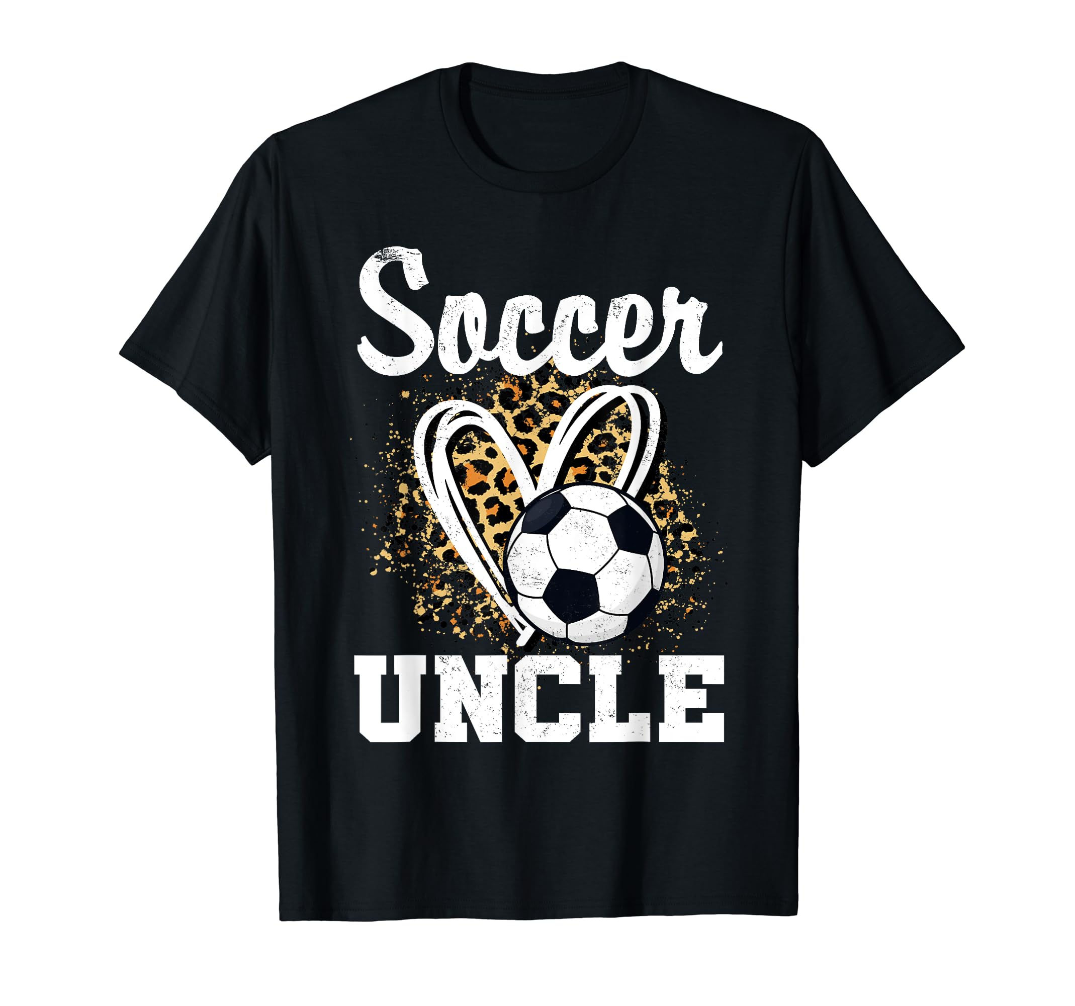 Soccer Uncle Leopard Heart Matching T-Shirt - Streetwear Style Unisex - T-Shirt, Sweatshirt, Hoodie