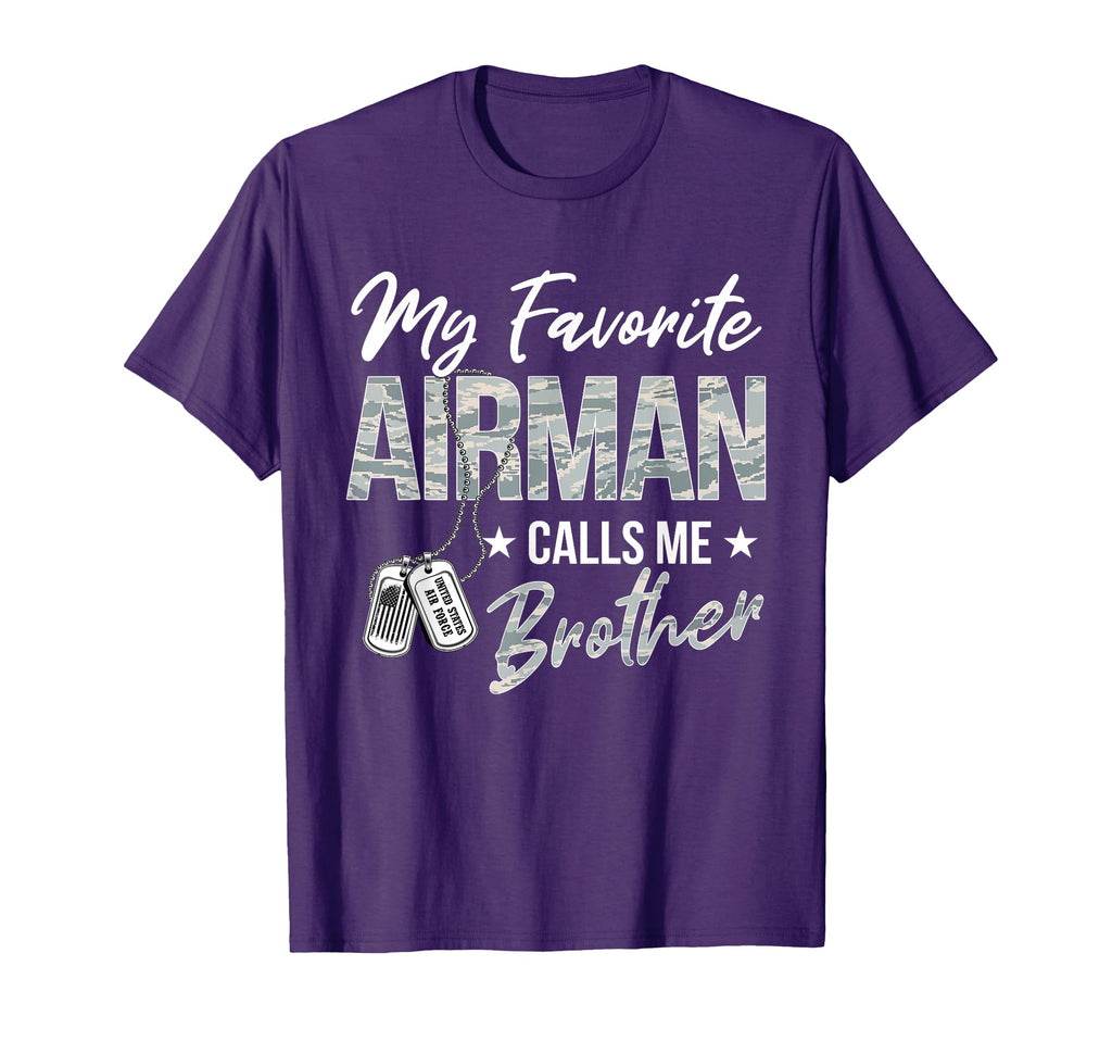 My Favorite Airman Calls Me Brother T-Shirt - Custom Art Print Men Women - T-Shirt, Sweatshirt, Hoodie