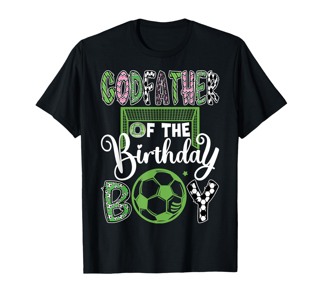 Godfather Birthday Soccer Player Birthday T-Shirt - Trendy Graphic Unisex - T-Shirt, Sweatshirt, Hoodie