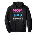 Everting Mom Dad Matching Family Always Mom Hoodie - Graphic Print Unisex - T-Shirt, Sweatshirt, Hoodie