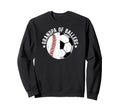 Grandpa Ballers Baseball Soccer Grandpa Sweatshirt - Graphic Print Unisex - T-Shirt, Sweatshirt, Hoodie
