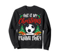 Soccer Pajama Soccer Holiday Sweatshirt - Graphic Print Unisex - T-Shirt, Sweatshirt, Hoodie