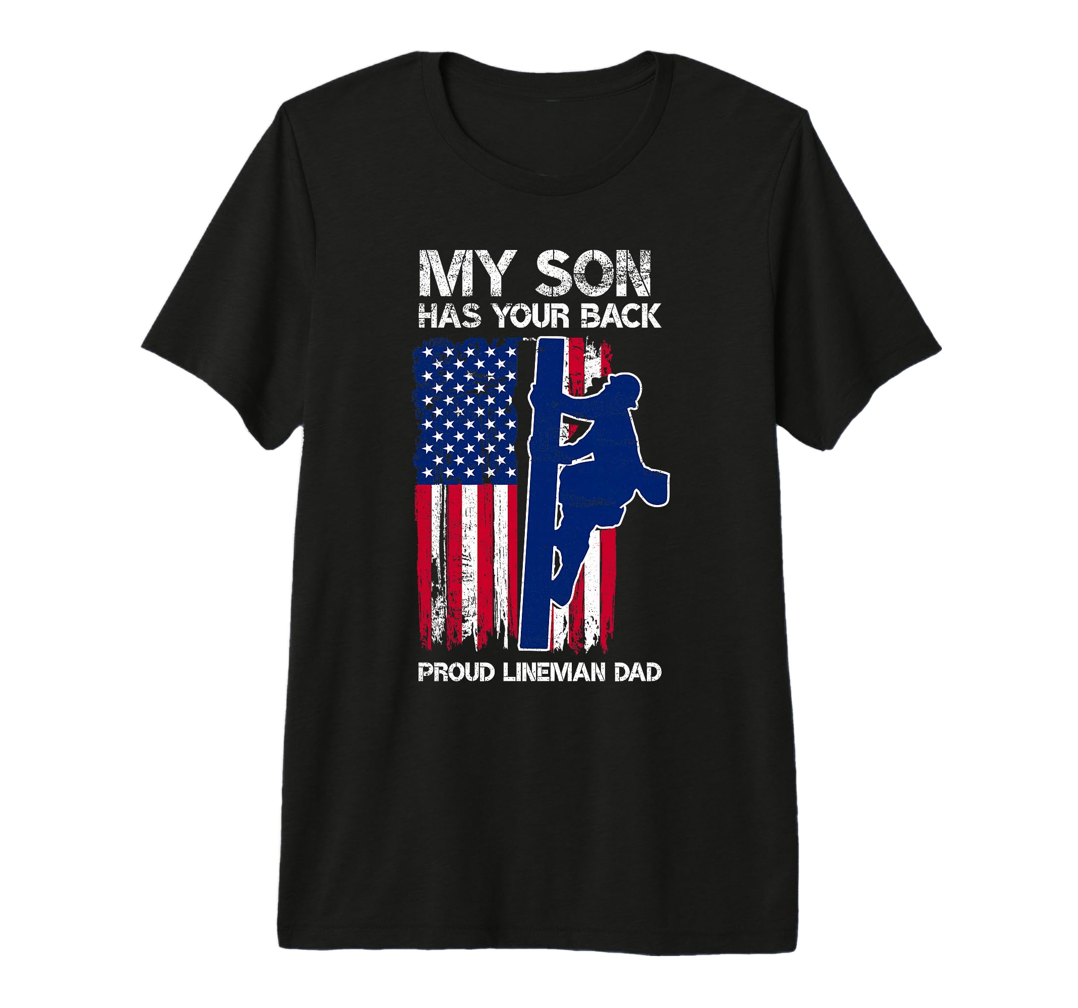 Mens My Son Has Your Back Proud T-Shirt - Fun Novelty Design for Adults - T-Shirt, Sweatshirt, Hoodie