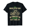 Biker Step Dad Cooler Funny Biker T-Shirt - Minimalist Print for Adults - T-Shirt, Sweatshirt, Hoodie