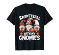 Basketball My Gnomies Basketball Dad T-Shirt - Minimalist Print for Adults - T-Shirt, Sweatshirt, Hoodie