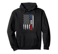 Fathers Day Best Papa Ever Us American Hoodie - Graphic Print for Adults - T-Shirt, Sweatshirt, Hoodie
