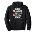 Dad Grandpa Pickleball Legend Player Hoodie - Minimalist Print Men Women - T-Shirt, Sweatshirt, Hoodie