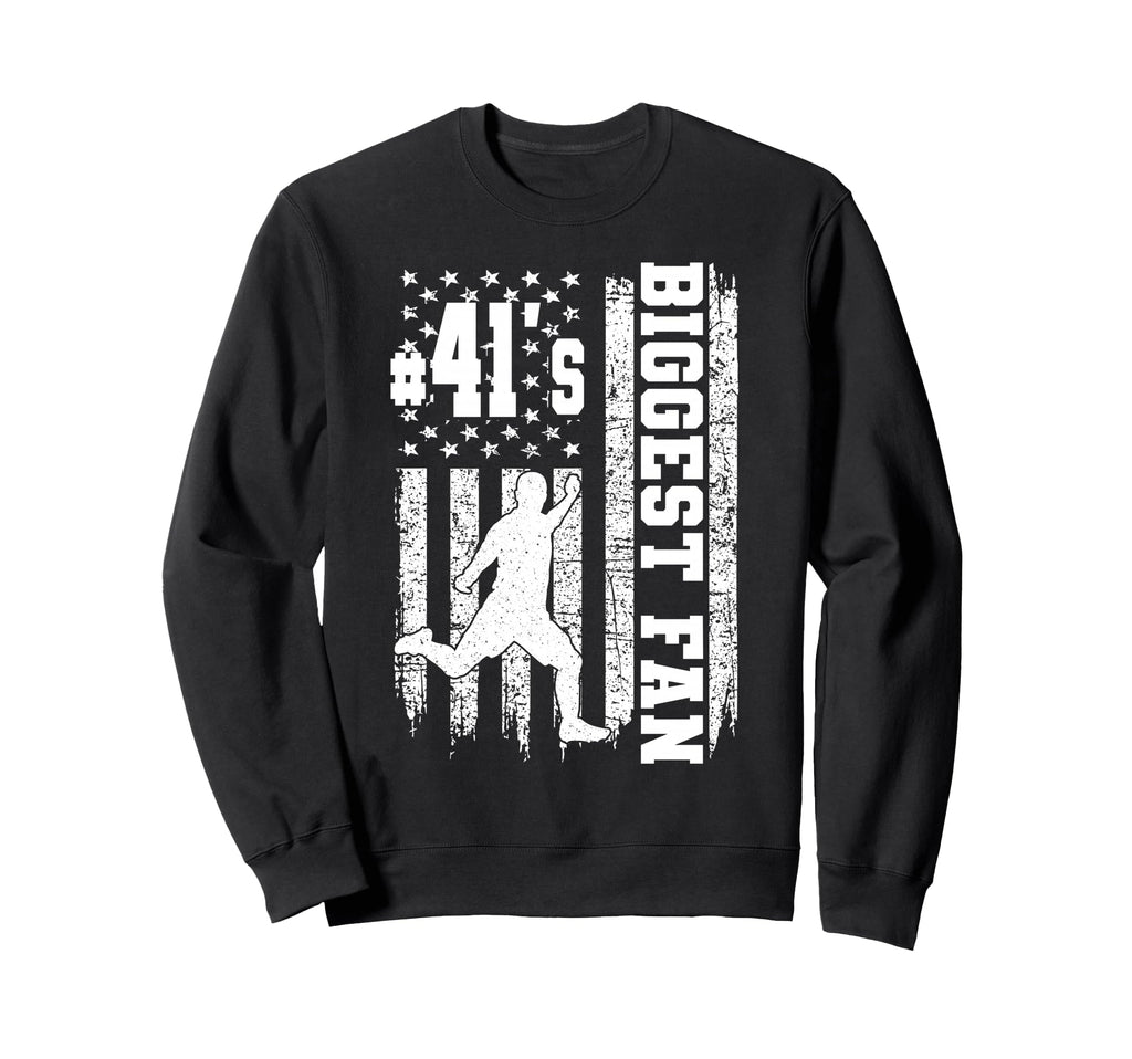 Soccer Biggest Fan Number 41 Proud Sweatshirt - Unique Graphic for Adults - T-Shirt, Sweatshirt, Hoodie