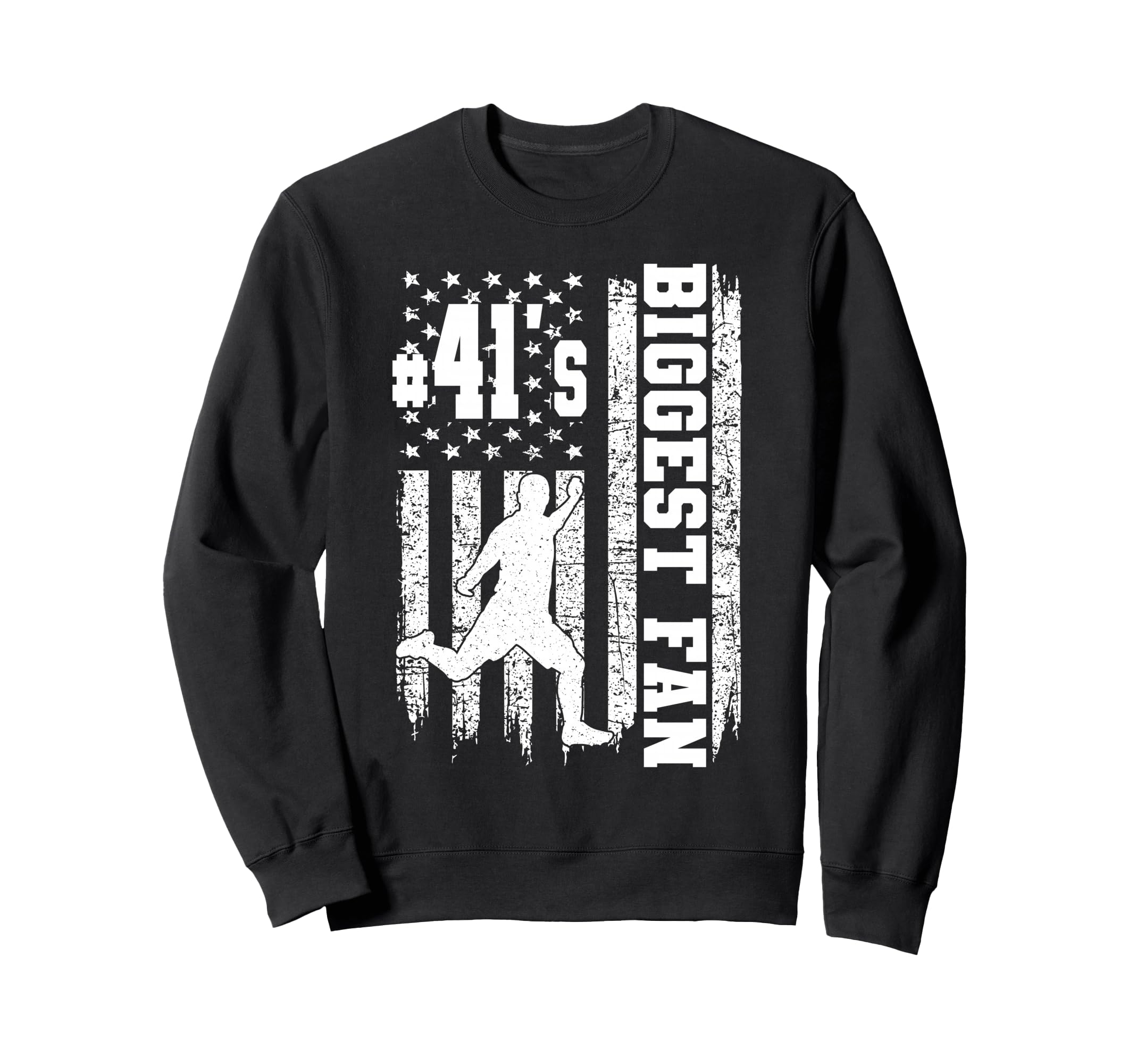 Soccer Biggest Fan Number 41 Proud Sweatshirt - Unique Graphic for Adults - T-Shirt, Sweatshirt, Hoodie