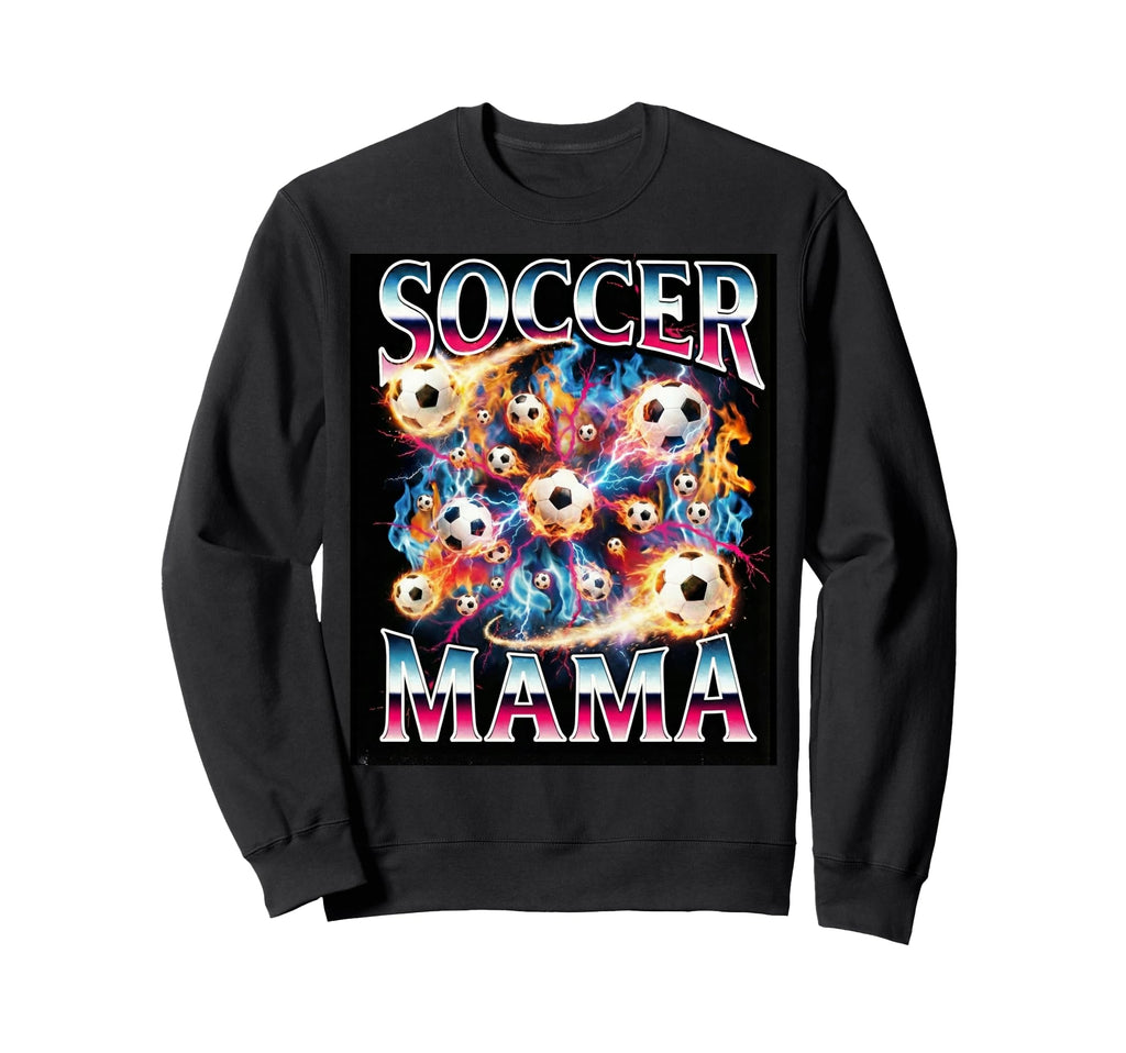Soccer Mama 90S Bootleg Womens Soccer Sweatshirt - Minimalist Print Unisex - T-Shirt, Sweatshirt, Hoodie