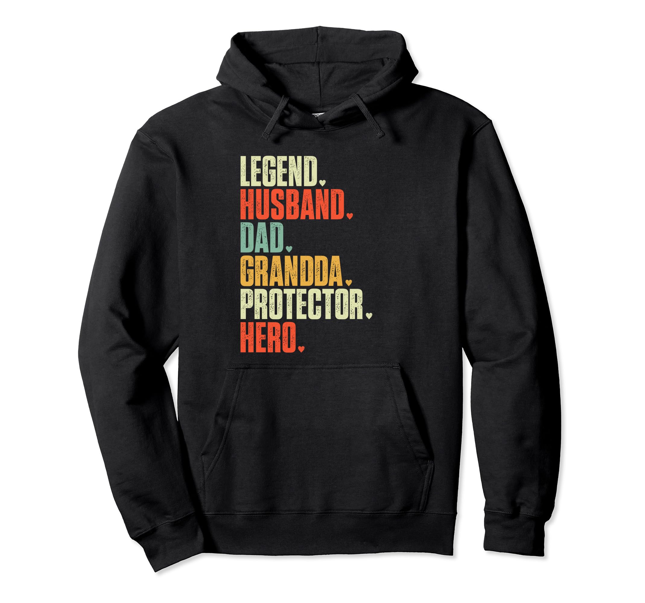Fathers Day Legend Husband Dad Grandda Hoodie - Graphic Print for Adults - T-Shirt, Sweatshirt, Hoodie