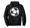 Soccer Ball Sports Players Or Fans Hoodie - Trendy Graphic for Adults - T-Shirt, Sweatshirt, Hoodie