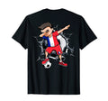Dabbing Soccer France Football Fans T-Shirt - Fun Novelty Design Unisex - T-Shirt, Sweatshirt, Hoodie