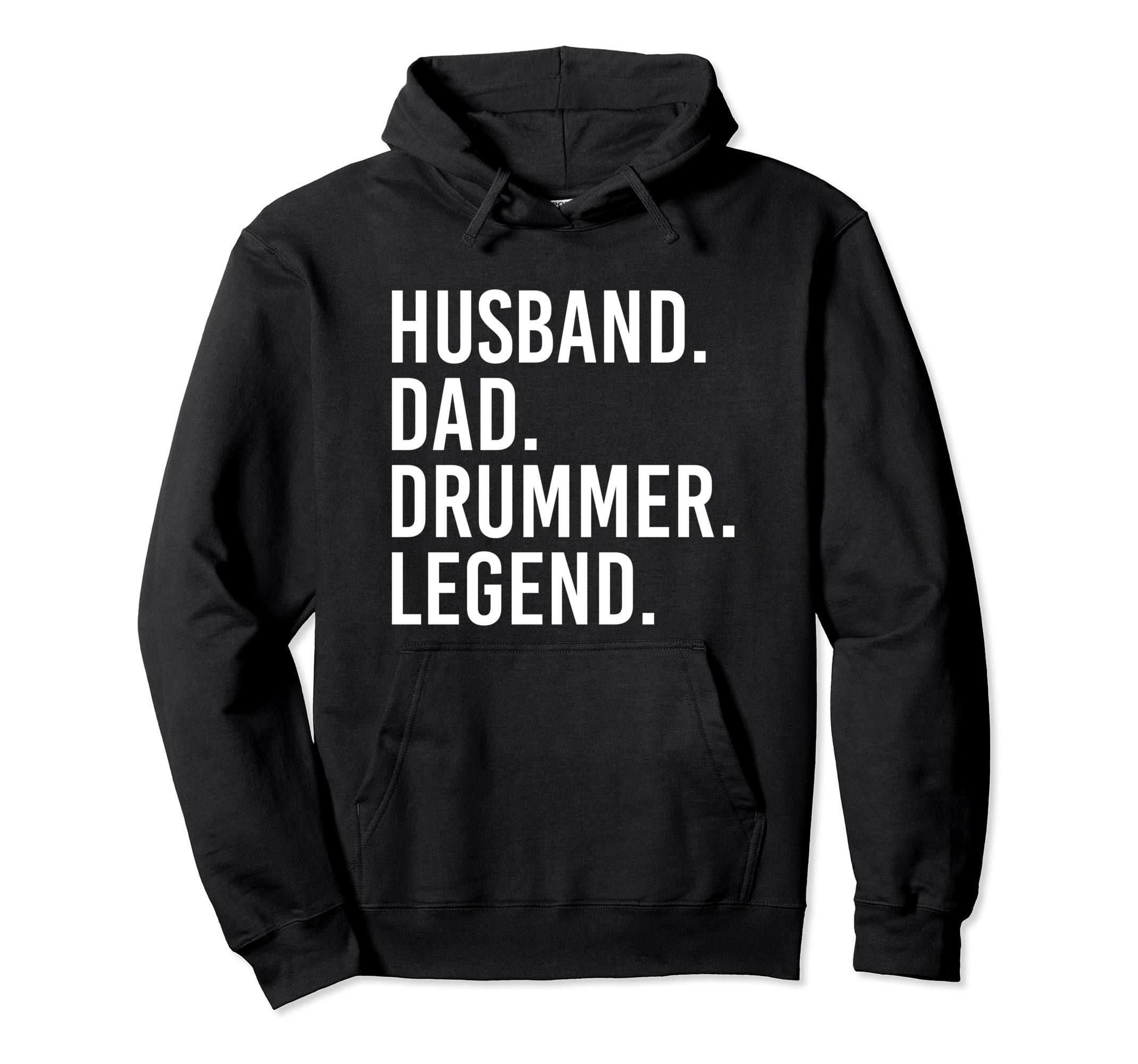 Husband Dad Drummer Legend Drum Dad Hoodie - Trendy Graphic for Adults - T-Shirt, Sweatshirt, Hoodie