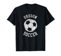 Oregon Soccer Distressed 90S T-Shirt - Novelty Apparel Men Women - T-Shirt, Sweatshirt, Hoodie
