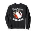 Busy Raising Ballers Sports Mom Sweatshirt - Unique Graphic Men Women - T-Shirt, Sweatshirt, Hoodie
