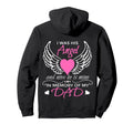 Guardian Angel Dad I Was His Angel Now Hoodie - Novelty Apparel Men Women - T-Shirt, Sweatshirt, Hoodie