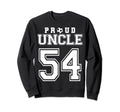 Number 54 Custom Proud Soccer Sweatshirt - Fun Novelty Design Men Women - T-Shirt, Sweatshirt, Hoodie