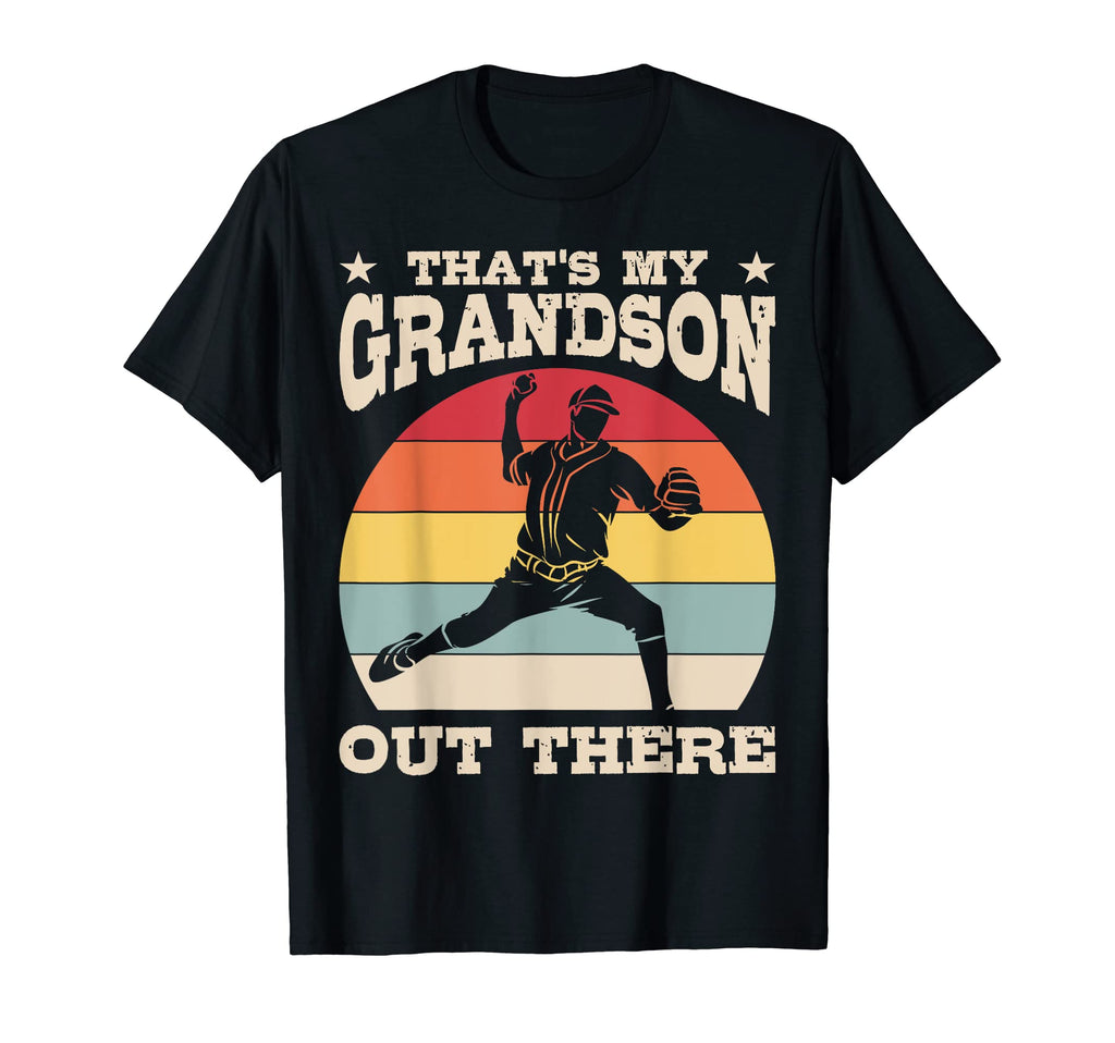 Baseball Player Grandson Grandpa T-Shirt - Novelty Apparel for Adults - T-Shirt, Sweatshirt, Hoodie