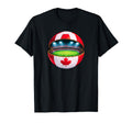 Canadian Flag Soccer Stadium Inside T-Shirt - Aesthetic Graphic Unisex - T-Shirt, Sweatshirt, Hoodie