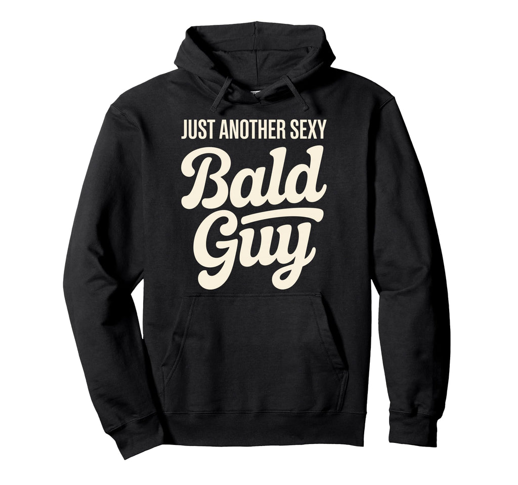 Funny Bald Art Bald Dad Bald Guy Bald Head Hoodie - Trendy Graphic Unisex - T-Shirt, Sweatshirt, Hoodie