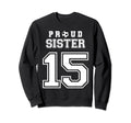 Number 15 Custom Proud Soccer Sweatshirt - Fun Novelty Design Men Women - T-Shirt, Sweatshirt, Hoodie