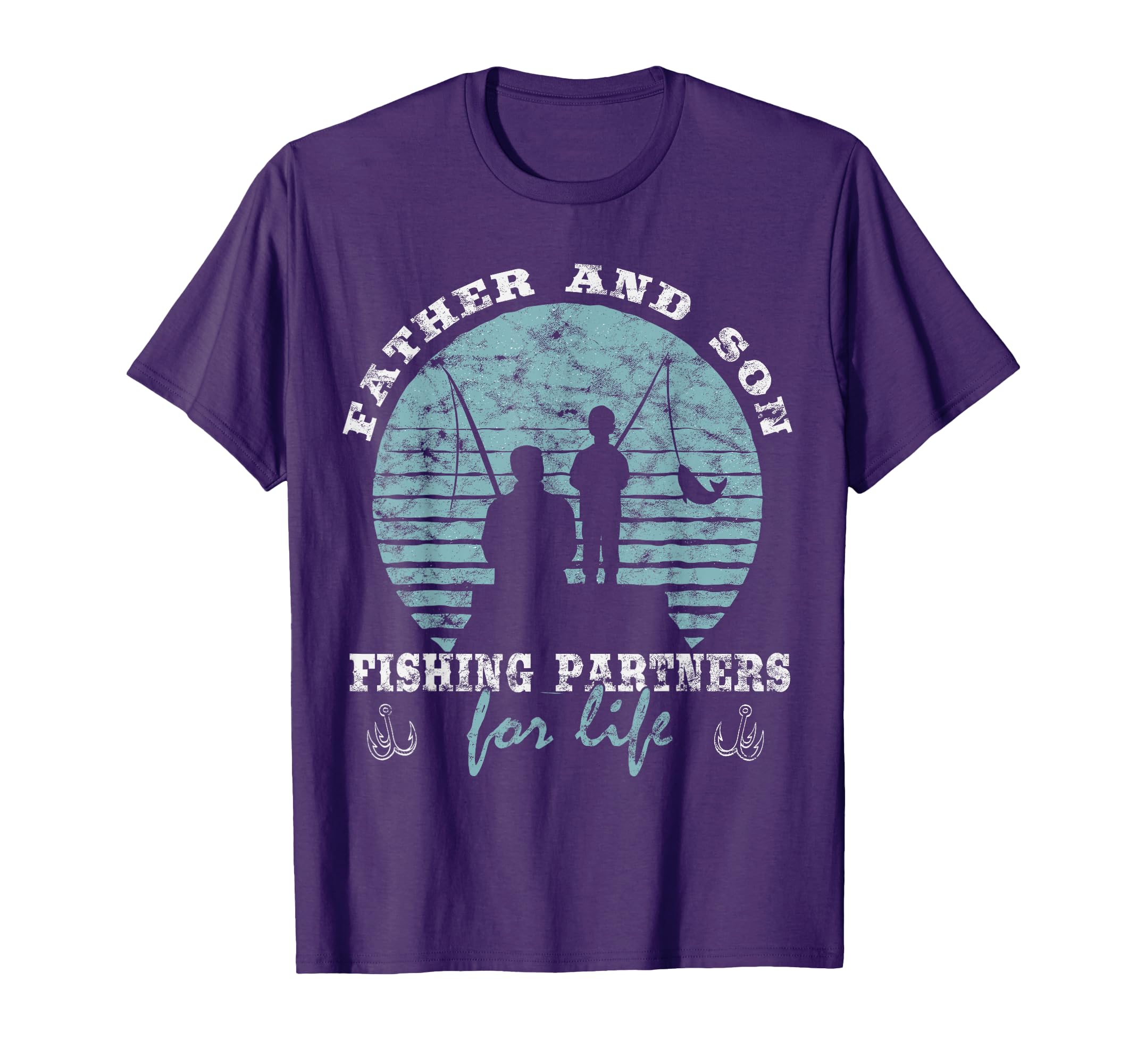 Father And Son Fishing Partners Life Dad T-Shirt - Trendy Graphic Unisex - T-Shirt, Sweatshirt, Hoodie