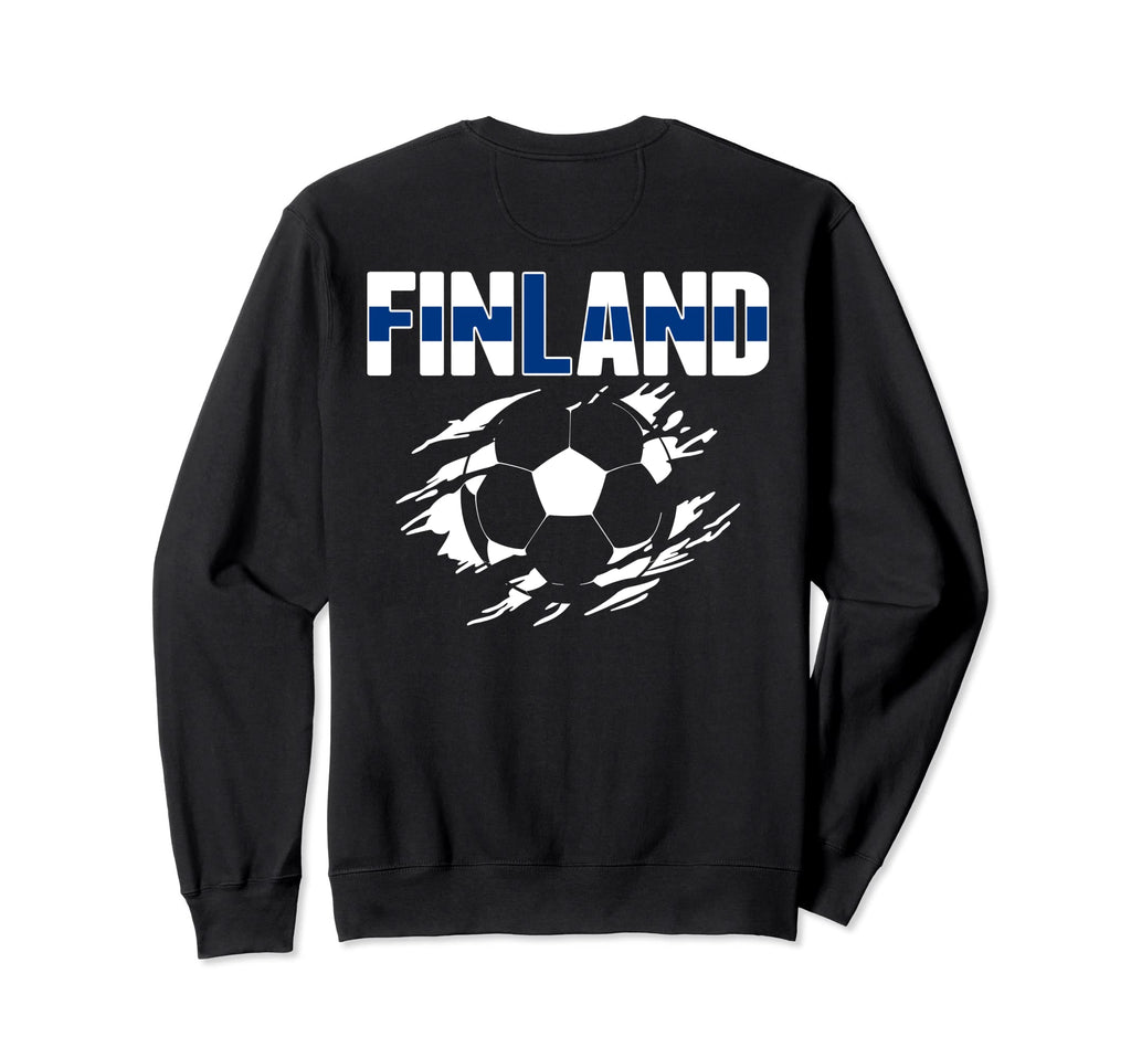 Finland Soccer Fans Jersey Proud Sweatshirt - Minimalist Print Men Women - T-Shirt, Sweatshirt, Hoodie