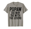 Funny Popaw Myth Legend Dad Father T-Shirt - Graphic Print Unisex - T-Shirt, Sweatshirt, Hoodie