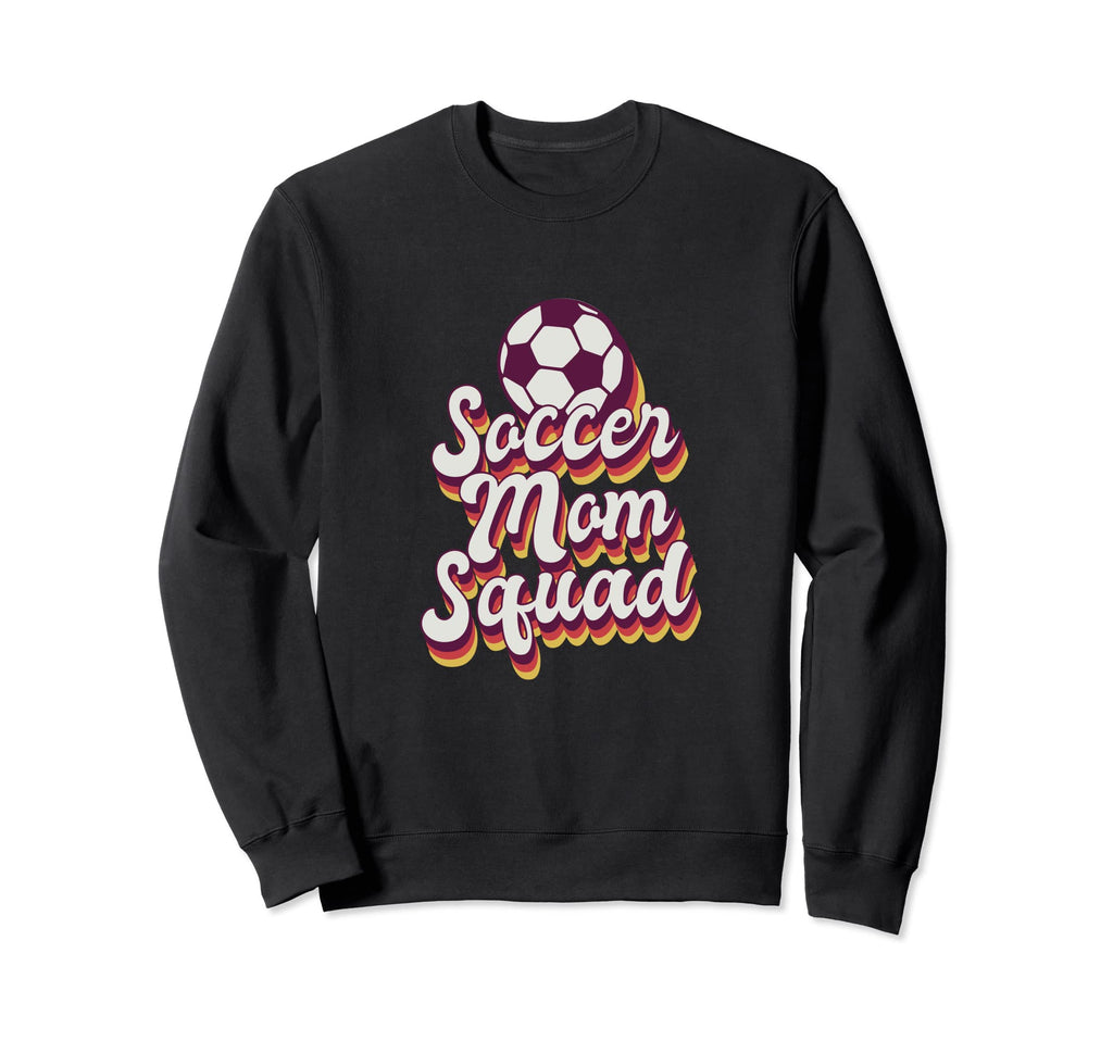 Soccer Mom Squad Sweatshirt - Minimalist Print for Adults - T-Shirt, Sweatshirt, Hoodie
