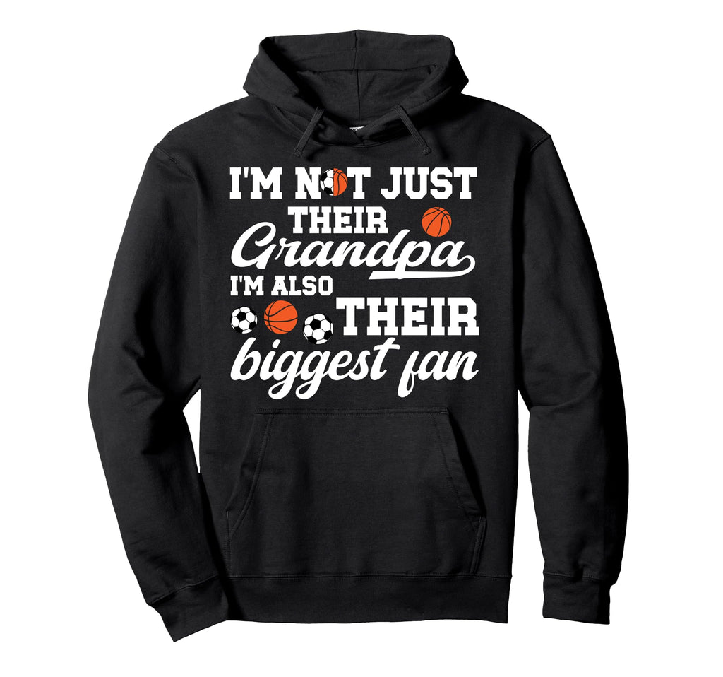 Their Biggest Fan Soccer Basketball Hoodie - Novelty Apparel for Adults - T-Shirt, Sweatshirt, Hoodie