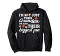 Their Biggest Fan Soccer Basketball Hoodie - Novelty Apparel for Adults - T-Shirt, Sweatshirt, Hoodie