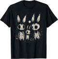 Creepy Cute Bunny Rabbits Horror Goth Grunge Alt - Adult & Kids T-Shirts, Sweatshirts & Hoodies apparel design preview 1