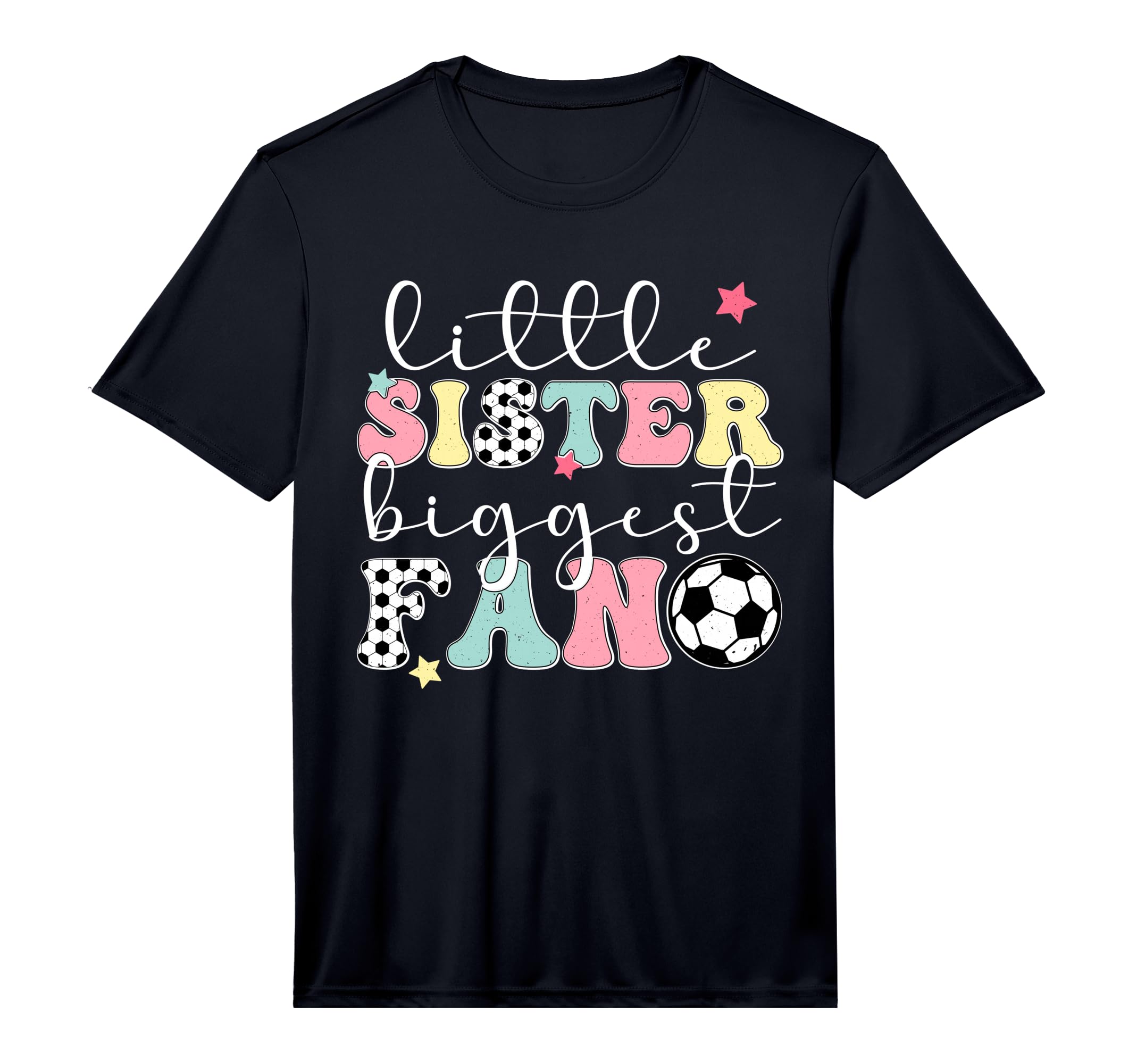 Little Sister Soccer Sister Soccer T-Shirt - Minimalist Print Unisex - T-Shirt, Sweatshirt, Hoodie