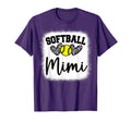 Personalized Softball Heart Mimi T-Shirt - Trendy Graphic Men Women - T-Shirt, Sweatshirt, Hoodie