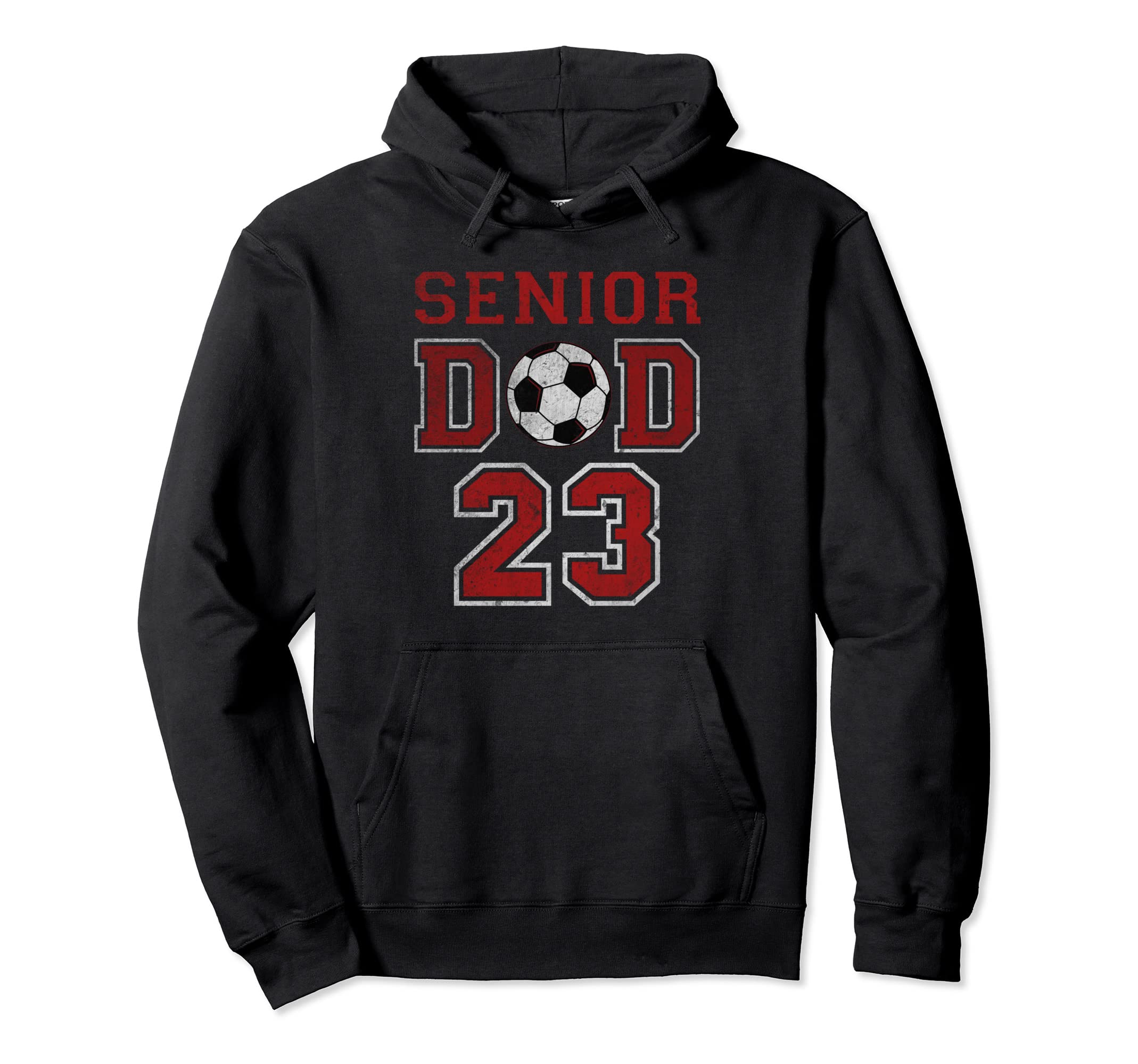 Proud Dad 2023 Senior Soccer Graduate Hoodie - Custom Art Print Unisex - T-Shirt, Sweatshirt, Hoodie