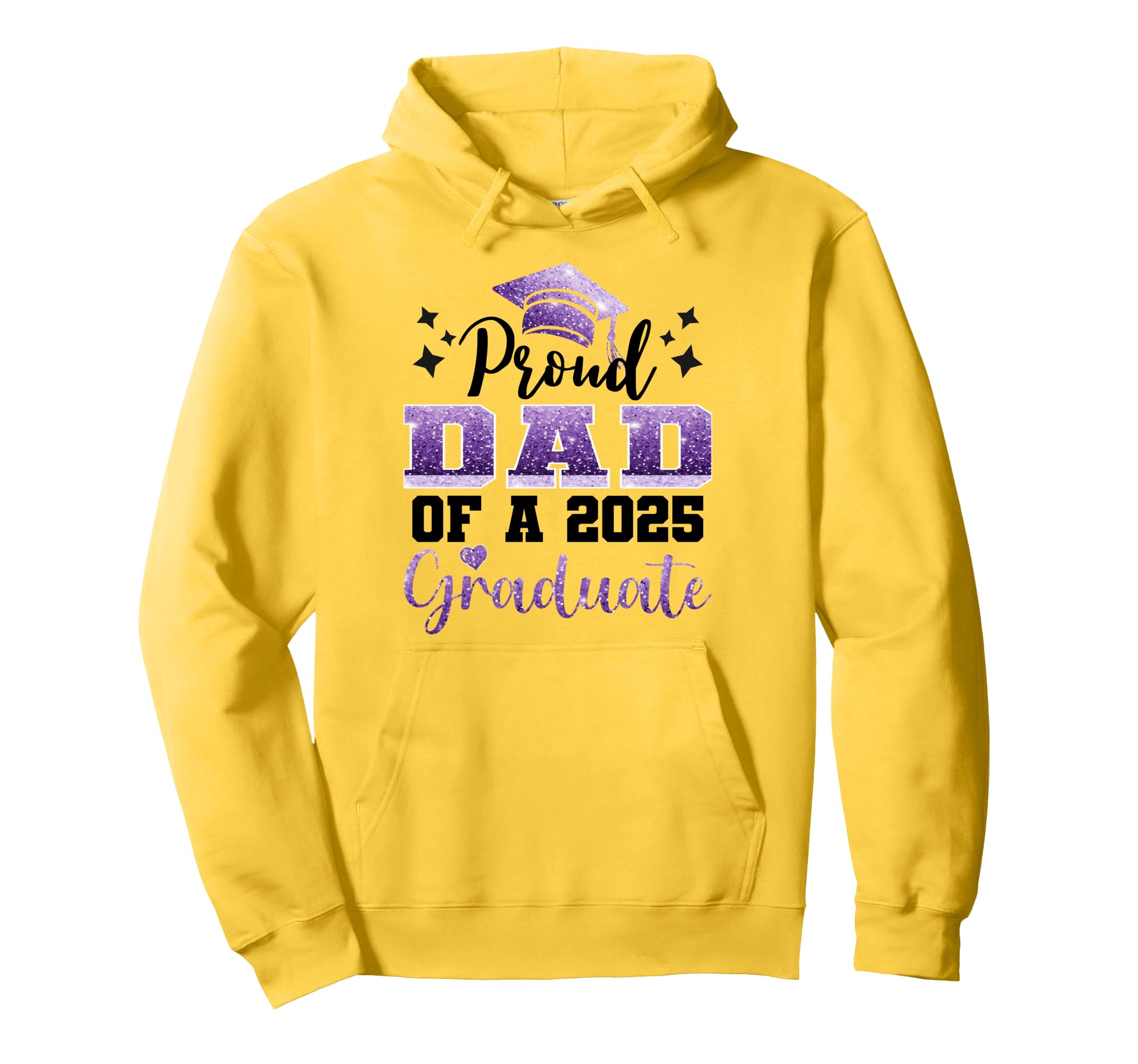 Super Proud Dad 2025 Graduate Senior Hoodie - Novelty Apparel for Adults - T-Shirt, Sweatshirt, Hoodie