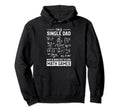 Single Dad Single Parent Math Lover Hoodie - Unique Graphic Men Women - T-Shirt, Sweatshirt, Hoodie