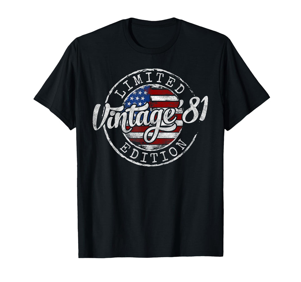 1981 Stamp 45Th Birthday Gift 45 Year T-Shirt - Minimalist Print Men Women - T-Shirt, Sweatshirt, Hoodie