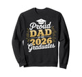 Proud Dad Two 2026 Graduates Sweatshirt - Custom Art Print for Adults - T-Shirt, Sweatshirt, Hoodie