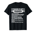 10 Reasons To Date Farmer Funny Farming T-Shirt - Trendy Graphic for Adults - T-Shirt, Sweatshirt, Hoodie