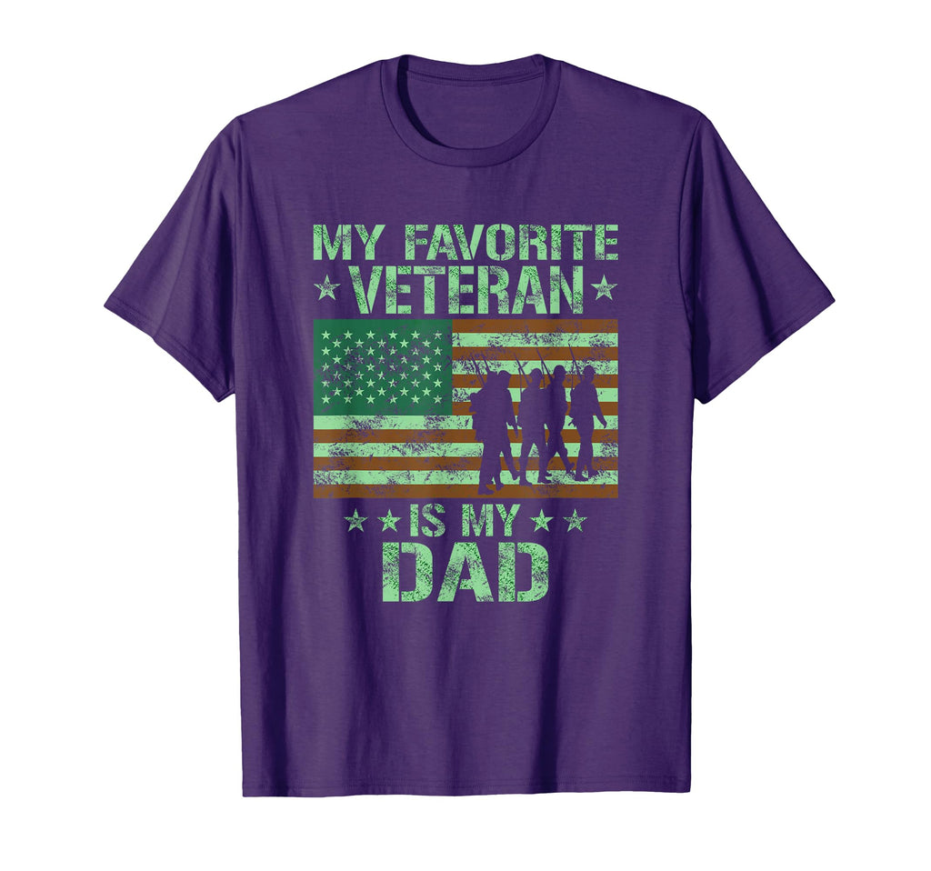 Father Veterans Day My Favorite Veteran T-Shirt - Graphic Print Men Women - T-Shirt, Sweatshirt, Hoodie