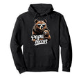 Papa Bear Husband Father Family Hoodie - Fun Novelty Design for Adults - T-Shirt, Sweatshirt, Hoodie