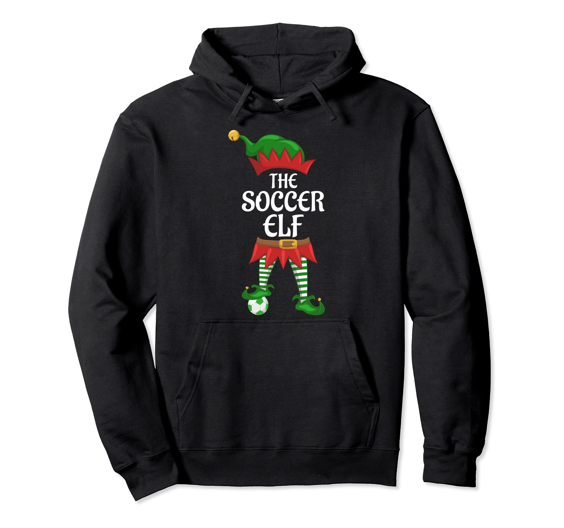 Soccer Elf Family Matching Group Party Hoodie - Streetwear Style Men Women - T-Shirt, Sweatshirt, Hoodie