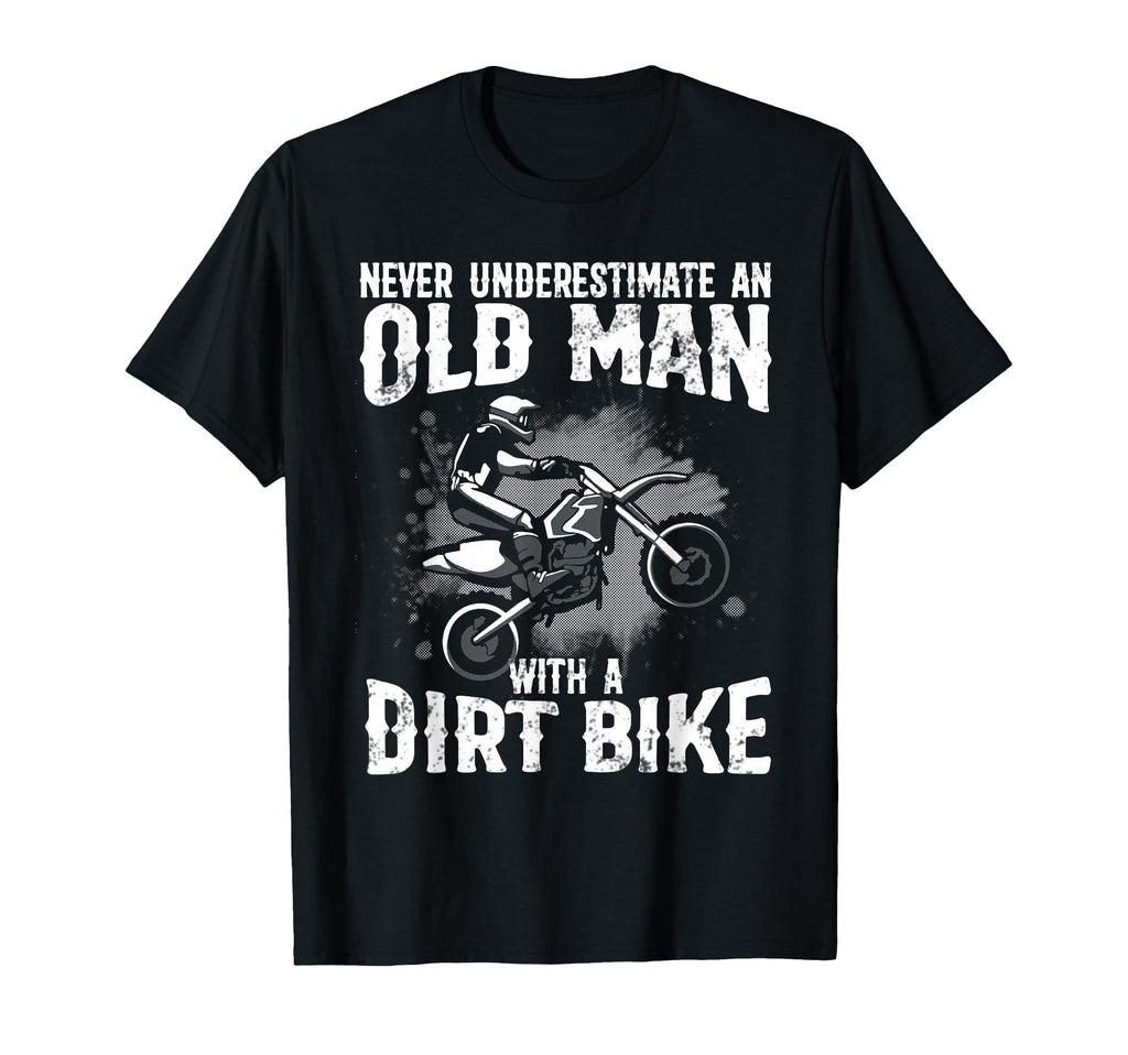 Dirt Bike Art Grandpa Dad Dirtbike Dirt T-Shirt - Streetwear Style Unisex - T-Shirt, Sweatshirt, Hoodie