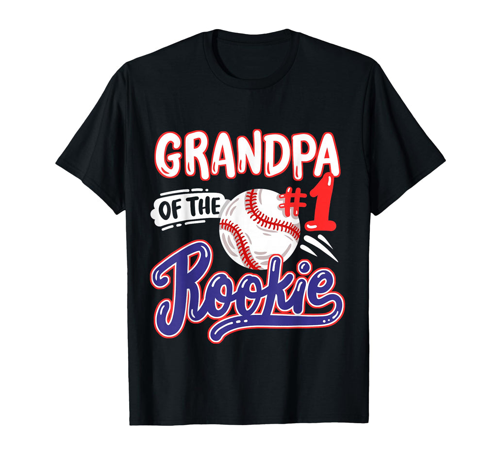 Grandpa Rookie 1St Baseball T-Shirt - Casual Everyday Wear for Adults - T-Shirt, Sweatshirt, Hoodie