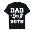 Dad Both Funny Cheer Football Dad T-Shirt - Fun Novelty Design for Adults - T-Shirt, Sweatshirt, Hoodie